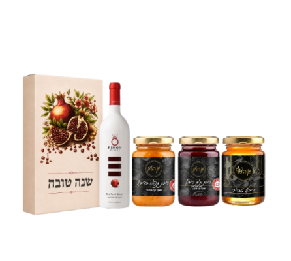 מארז יין רימון, דבש וריבות